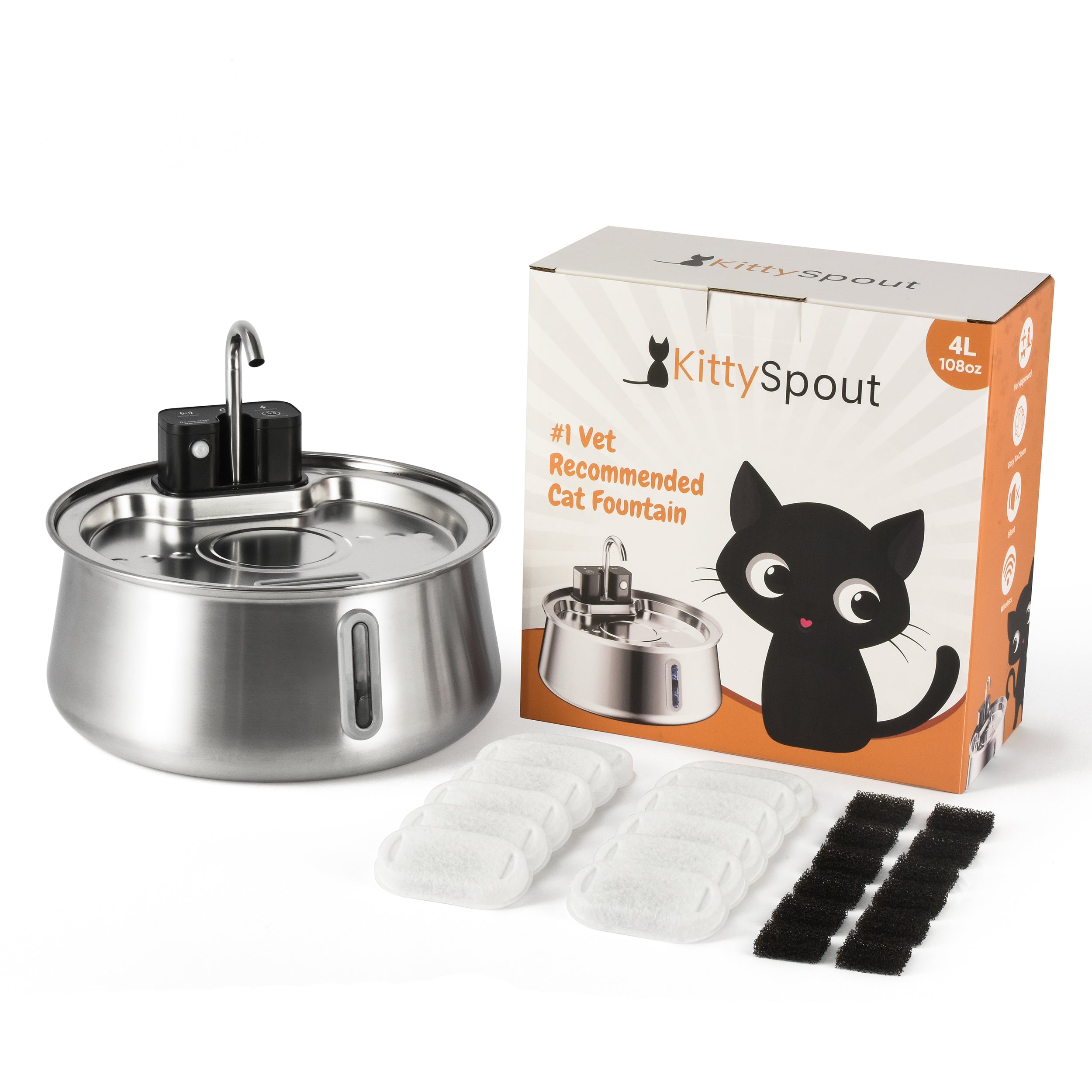 The KittySpout™ - Wireless Fountain 2.0