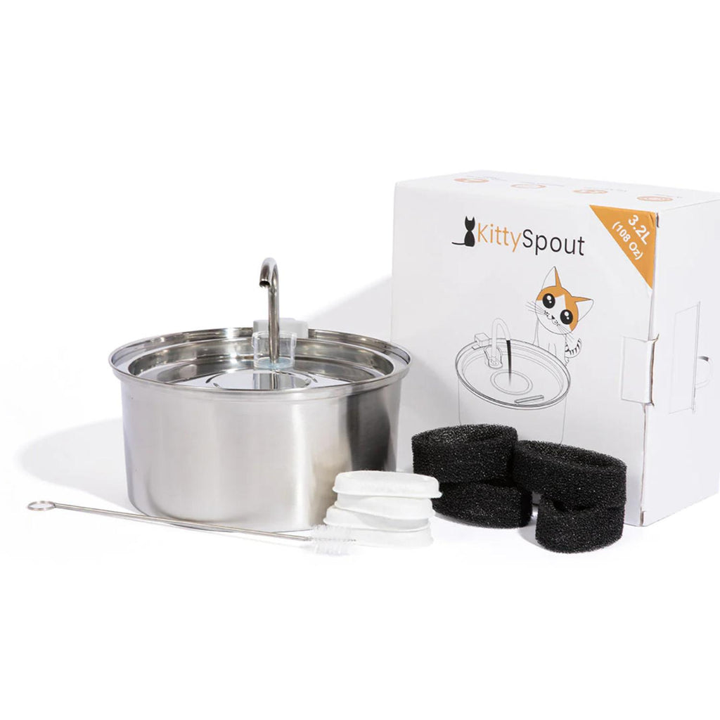 Like New The KittySpout Health & Happiness Cat Kit - 6 Mos 4 filter sets