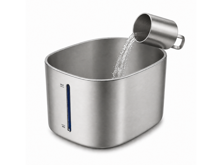 Fill the tank with clean drinking water.